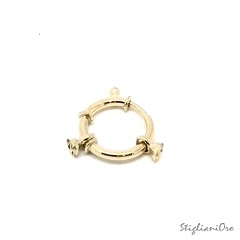 Chiusure a cassetta Tranciate per Bracciali Oro Giallo 18 Kt, Shop Online  semilavorati in Oro e Argento